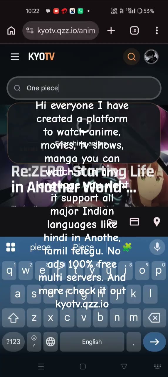 BIG NEWS! I've created the ultimate platform for anime, movies, TV