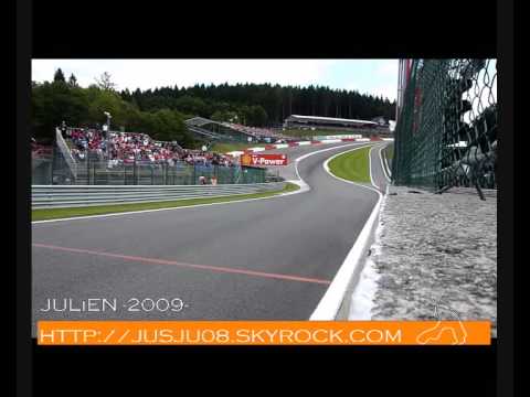 BEST F1 Sound exhaust V8 Redbull Ferrari McLaren Spa Francorchamps 2009