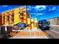 UNLOADING IN TRAFFIC | My Trucking Life | #2309 | June 22, 2021