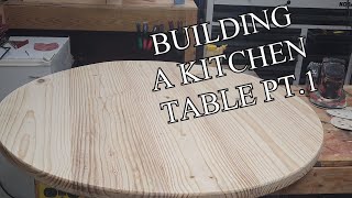 Building A Round Kitchen Table