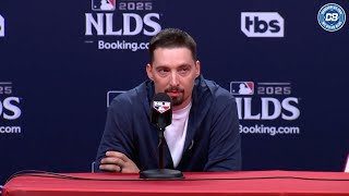 2025 Nlds Blake Snell Talks Game 2 Start, Dodgers Dugout During 9Th Inning