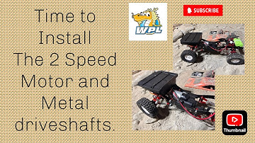 WPL C-24 2 Speed Gearbox installation and Metal Driveshafts. @Canadianrcguy #wpl #wplc24 #rc
