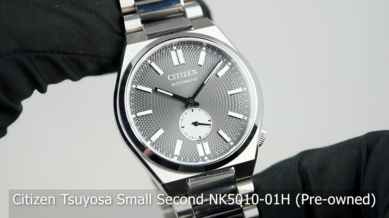 Citizen Tsuyosa Small Second NK5010-01H (Pre-owned) - YouTube