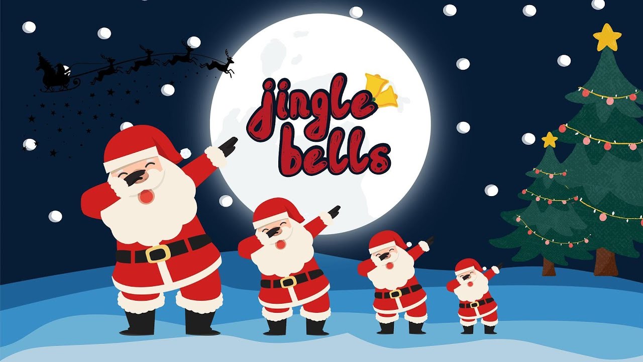 Jingel Bells Song 🔔 Bé Học Tiếng Anh Qua Bài Hát Jingle Bells 🔔Nursery