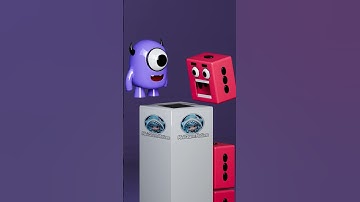 Monster and cube loop animation #blenderanimation #3dnimation #loopanimation