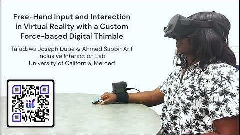 Free-Hand Input and Interaction in Virtual Reality Using a Custom Force-Based Digital Thimble