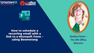 How to schedule a recurring email -📧 with a link to a Microsoft Form - using Boomerang.