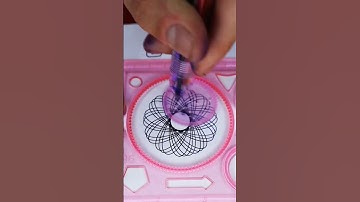 What does this pattern resemble?🤔 Magic Ruler #2024 #shorts #spirograph #short