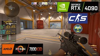 CS2 Nuke: RTX 4090 24GB | RYZEN 7 7800X3D | 4K Competitive Settings Benchmarks
