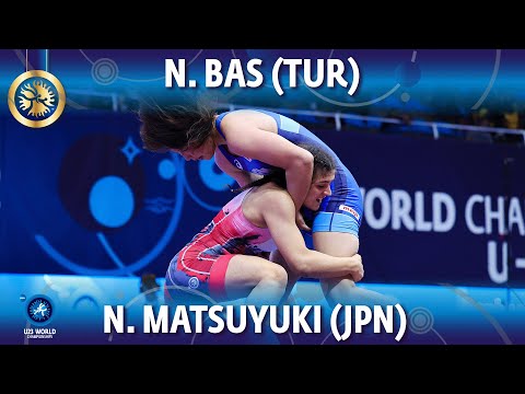 Nesrin Bas (TUR) vs Naruha Matsuyuki (JPN) - Final // U23 World Championships 2022 // 68kg
