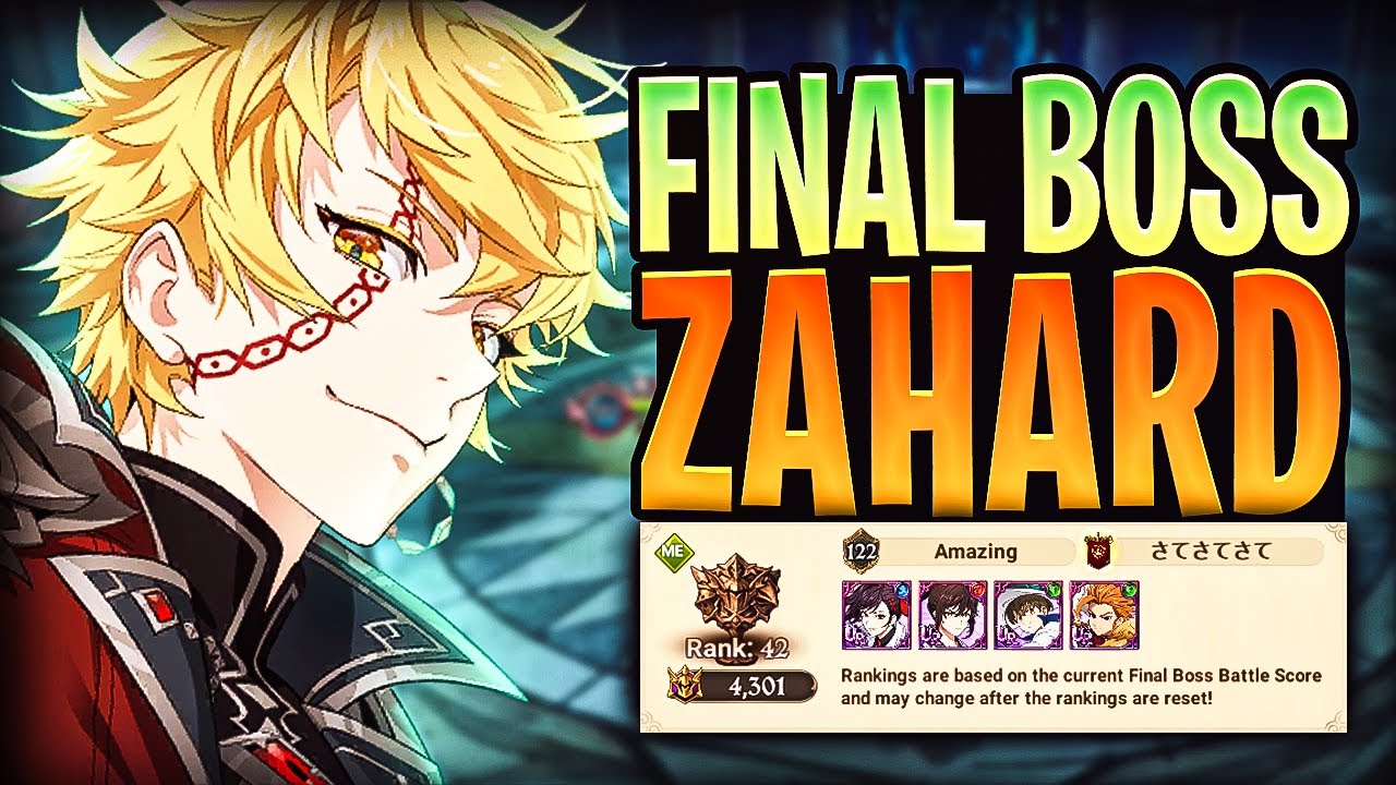 Top 5% 4300+ Points High Score Guide! Final Boss Data Zahard Guide