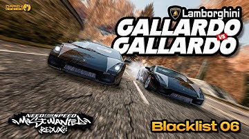Lamborghini Gallardo 🆚 Gallardo | Blacklist 06 | NFS Most Wanted 2005 Redux V3 #gaming
