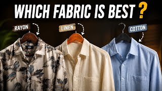 Best fabric for summer | cotton, linen ,rayon❓⛱️🌞 #fabric #cotton #linen 