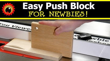 Easy Push Block for Table Saw Newbies