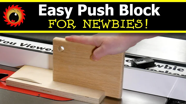 Easy Push Block for Table Saw Newbies