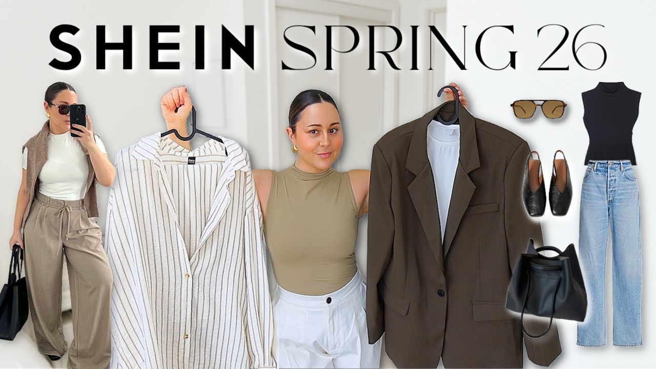 SHEIN SPRING HAUL 2026 - 16 Piece Chic Wardrobe & Trendy Work/Everyday Spring Outfits!