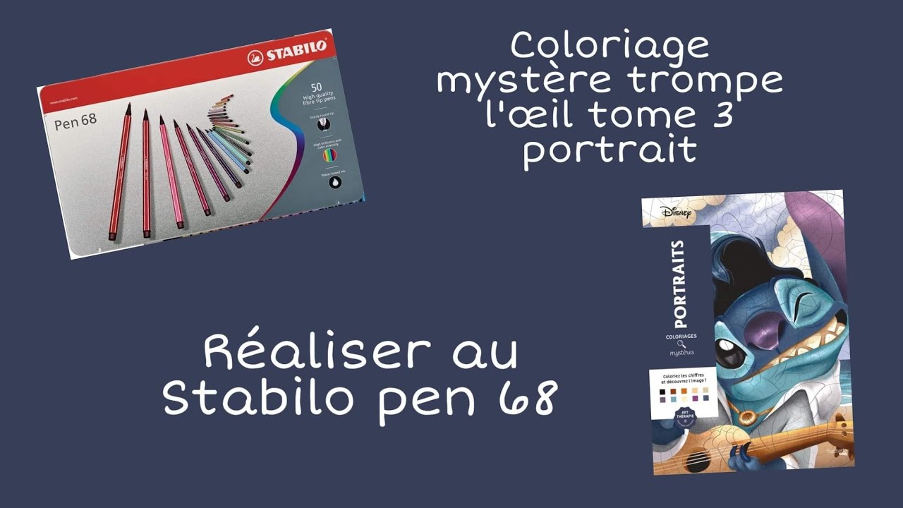 Coloriage mystère disney portait (Speed coloring)