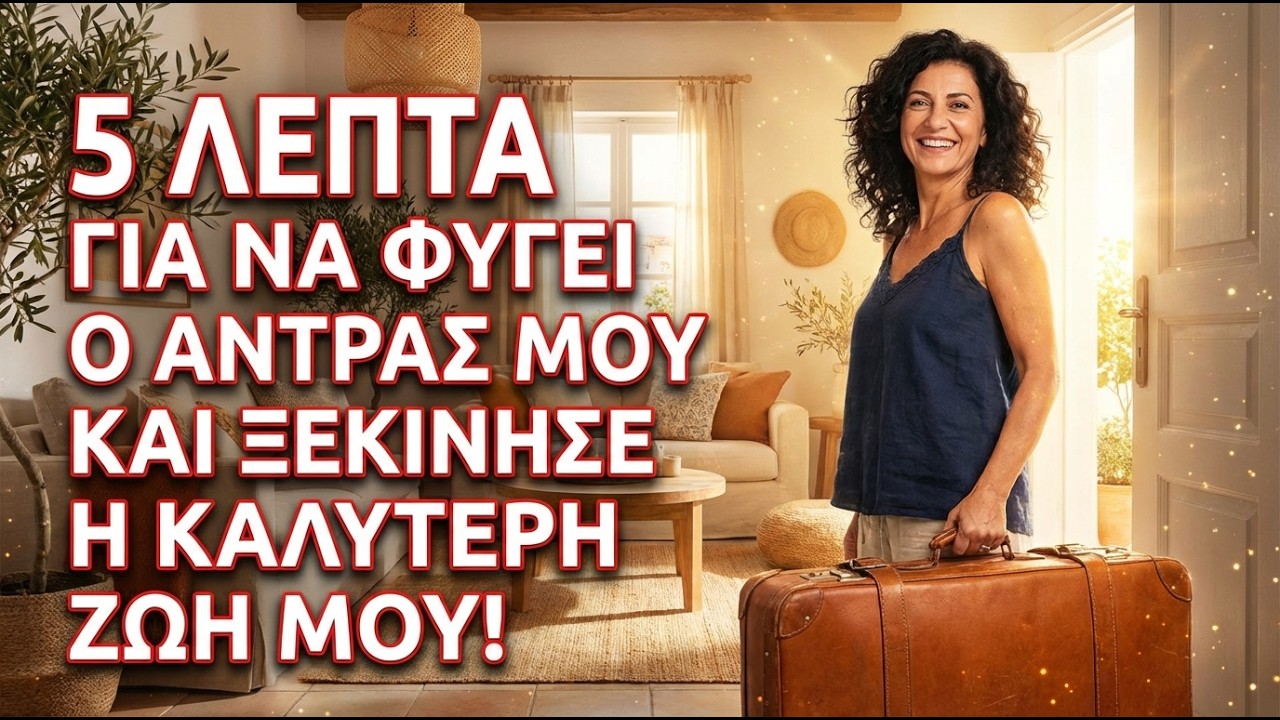 5 Λεπτά για να Φύγει ο Άντρας μου – Και Ξεκίνησε η Καλύτερη Ζωή μου