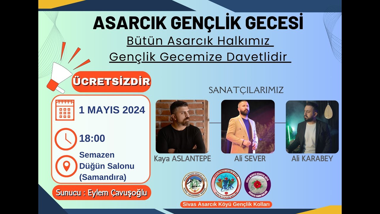 Sivas Merkez Asarcık Köyü Gençlik Gecesi 2024!