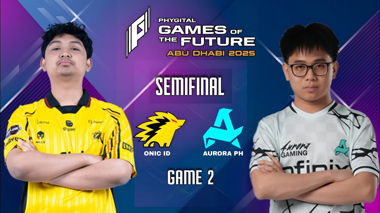 ONIC VS AURORA PH | GOTF 2025 SEMIFINAL | GAME 2 - Mobile Legends