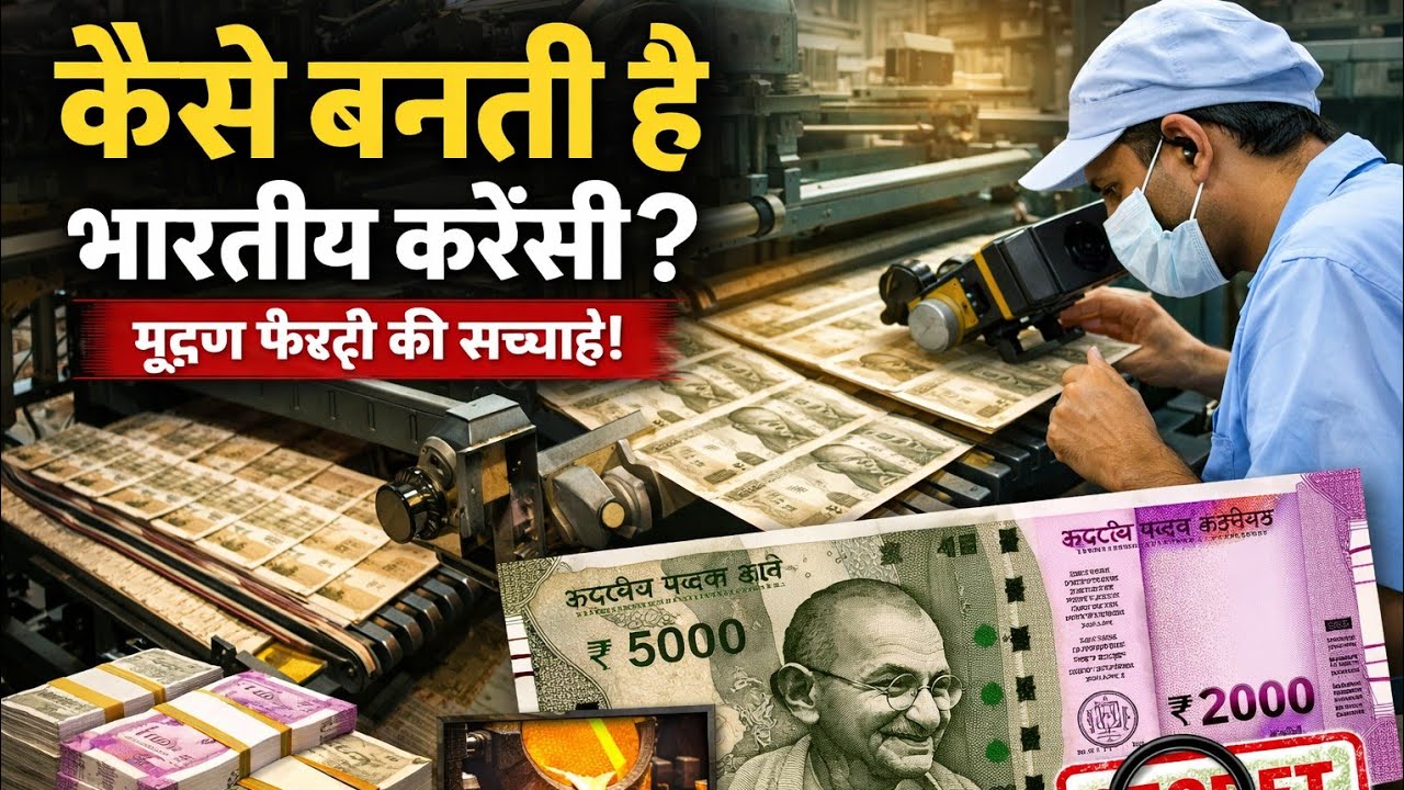 Inside the India Money Factory: Printing 17 Languages on Every Note (Full Process) Part 1