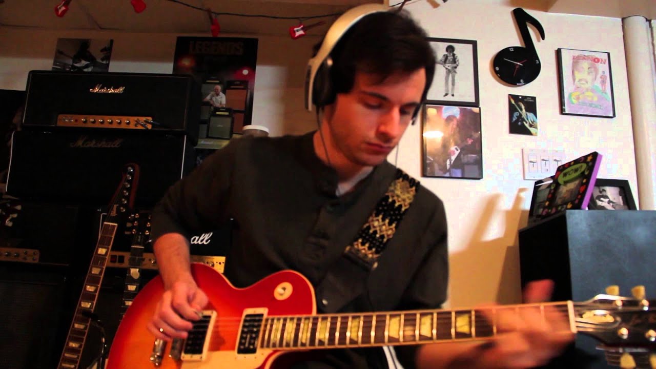 "Politician" Cream guitar solo cover by Mike Lefton YouTube