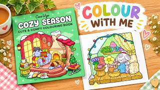 🍂✨ COZY SEASON COLORING ASMR | No Talking | Ohuhu Markers | Coco Wyo Cozy Season Colouring Book ✨🍂