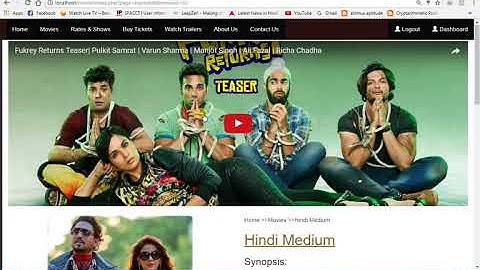 Online Movie Booking System User Panel