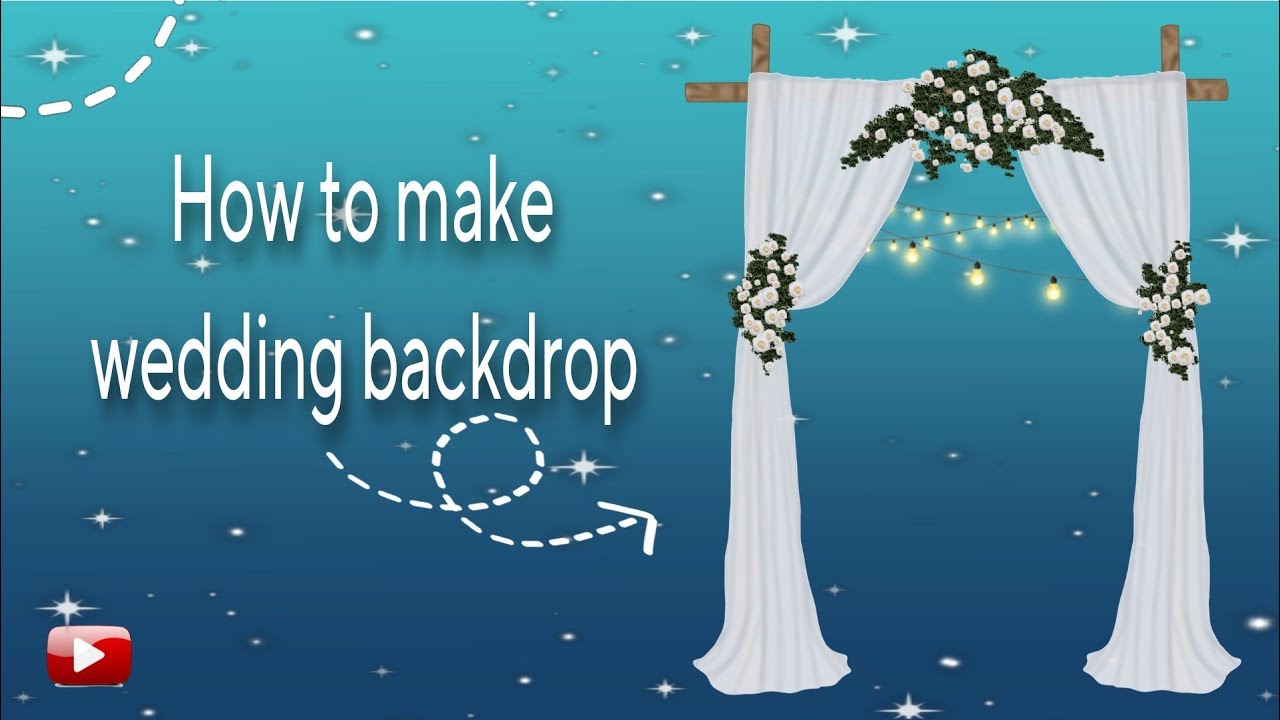 How To Make Flower Backdrop With Curtains Digital Art Course How To Make Flower Backdrop With Curtains Digital Art Course