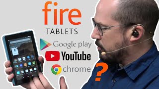 Amazon Fire Tablet with Google Play, YouTube and Chrome