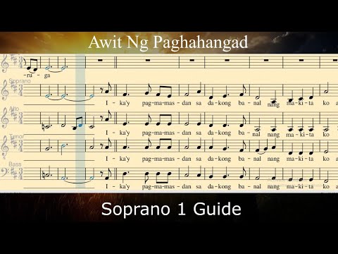 AWIT NG PAGHAHANGAD Soprano 1 Guide