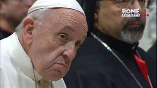 ⁣Papa reza ante víctima y pide a Dios valentía para decir la verdad y reconocer el pecado