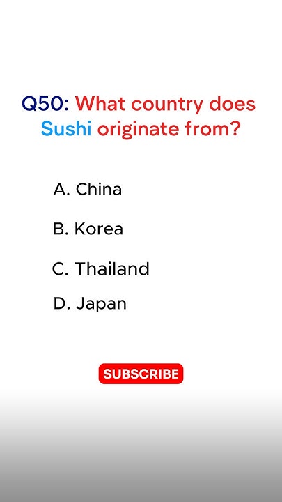 What Country Does Sushi Originate From quiz generalknowledge shorts what-country-does-sushi-originate-from-quiz-generalknowledge-shorts