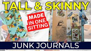 Make a Tall & Skinny Journal in One Sitting  #mailclub #happymail