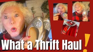 Over 60 \/ Vlogmas Day 7 \/ An Epic Thrift Haul \/ and a Long Rabbit Hole Story