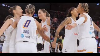 Phoenix Mercury hyped after the win against the Las Vegas Aces!!