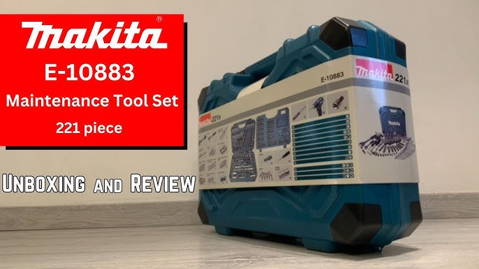 Makita Mallette à outils E-10883 (42.8 x 31.4 x 13.4, 221 pces)