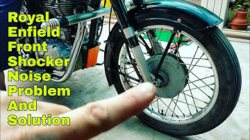 Royal Enfield | Front Shocker Noise Problem And Solution | #mehrariderzz |