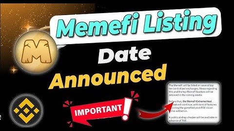 [EARN] MeMefi coin listing Date Confirmed || Telegram Free Airdrop || Free income Online