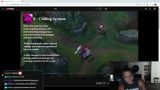 Tyler1 reacts to new champion Briar ability reveal