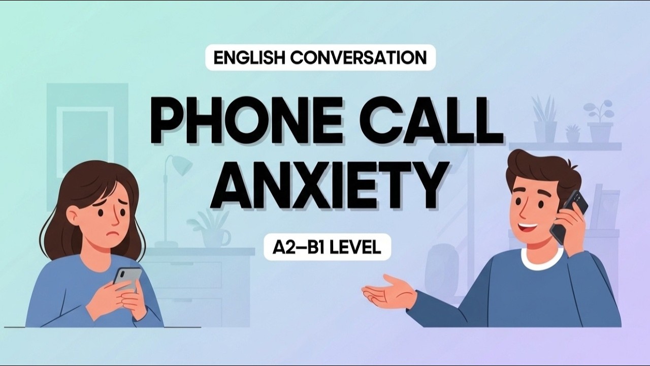 Phone Call Anxiety in English ☎️ Real Conversations That Build Confidence