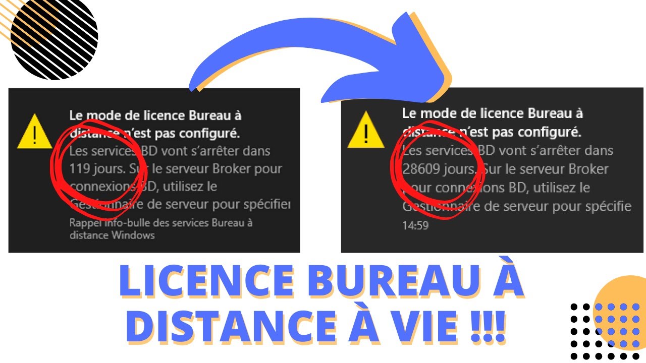 AVOIR UNE LICENCE BUREAU À DISTANCE À VIE WINDOWS SERVEUR 2019 (REMOTE