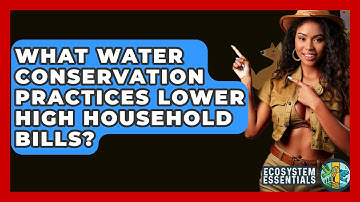 What Water Conservation Practices Lower High Household Bills? - Ecosystem Essentials