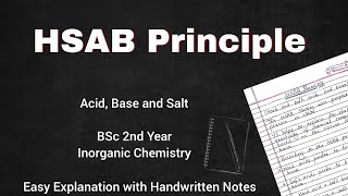 HSAB Principle Explained 😱 | Hard & Soft Acids and Bases | BSc Chemistry 💯  screenshot 1