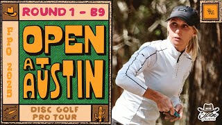 2025 MVP's Open at Austin | FPO R1B9 | Scoggins, Saarinen, Handley, Allen | Jomez Disc Golf
