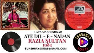 AYE DIL - E - NADAN | LATA MANGESHKAR | RAZIA SULTAN - 1983