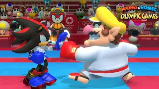 Mario & Sonic At The Olympic Games Tokyo 2020 Event Karate Kumite Mario Tails Yoshi Sonic Bowser