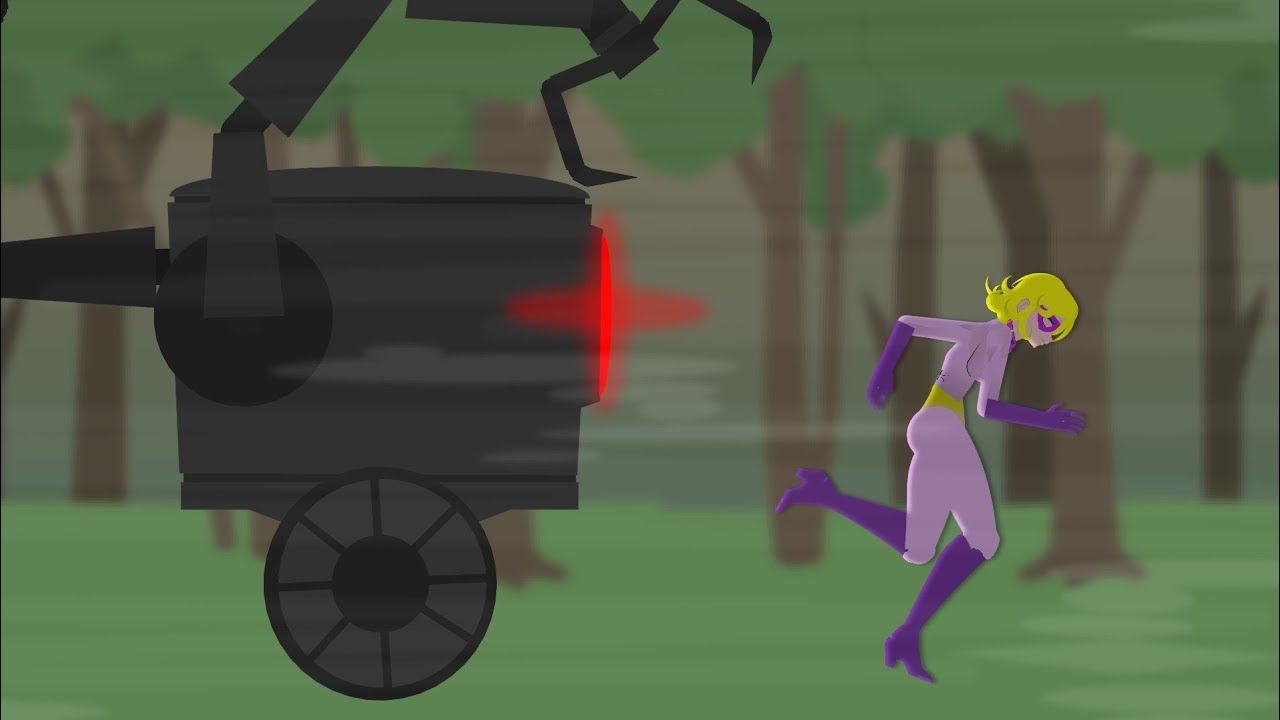 Psycwave File Omnidroid v.X1 chases Psycwave, as she runs for her life (the ...