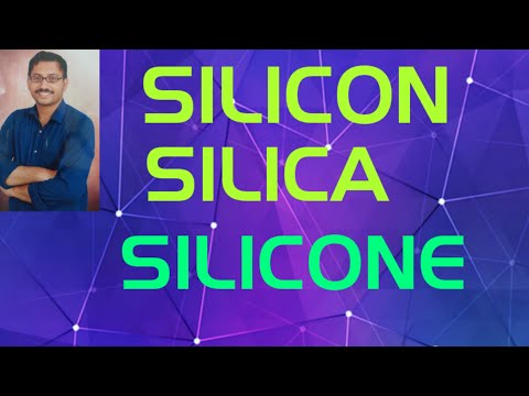 Difference between Silicon, Silica & Silicone