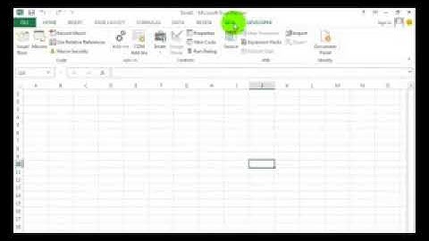 #2   Microsoft Excel   Show Developer Tab   Khmer Teaching